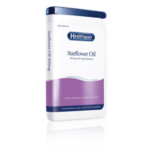 Starflower Oil Capsules 500mg & Vitamin E - natural GLA