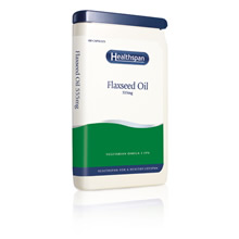 Flaxseed Oil Capsules - 555mg Vegetarian Omega 3 EPA